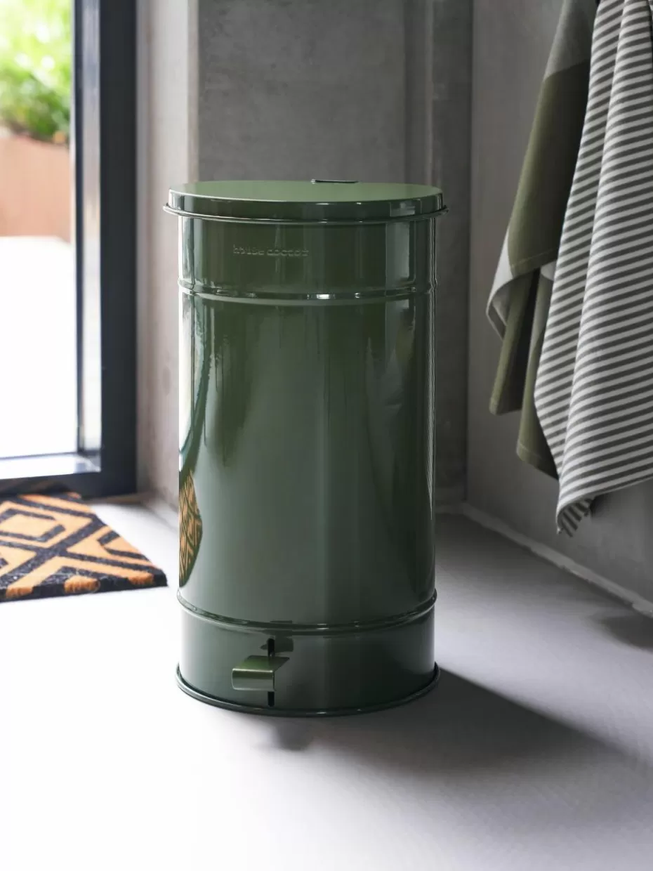 Küchenmülleimer-House Doctor Abfalleimer Sono mit Pedalfunktion, 24 L Olivgrün