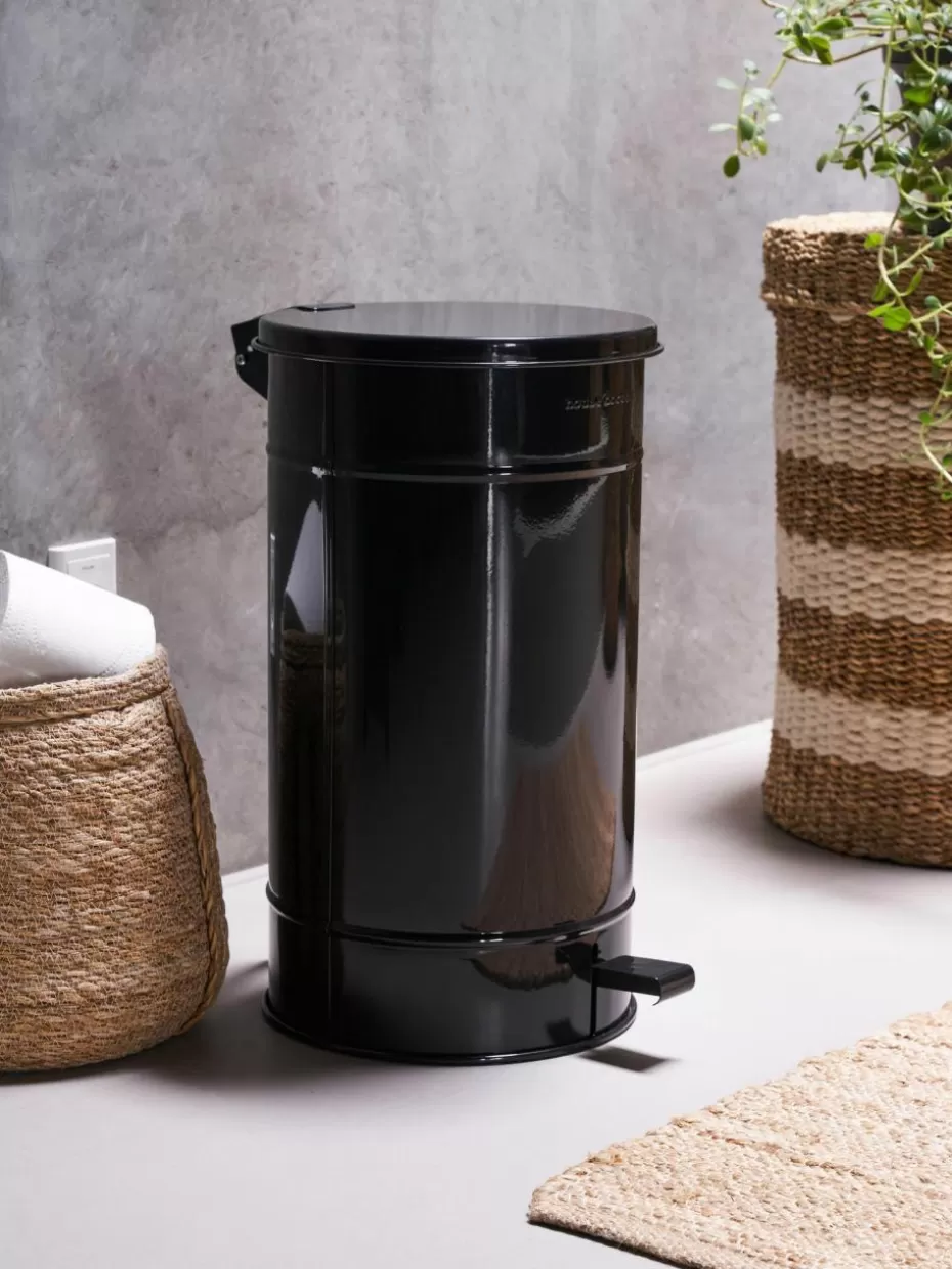 Küchenmülleimer-House Doctor Abfalleimer Sono mit Pedalfunktion, 24 L Schwarz