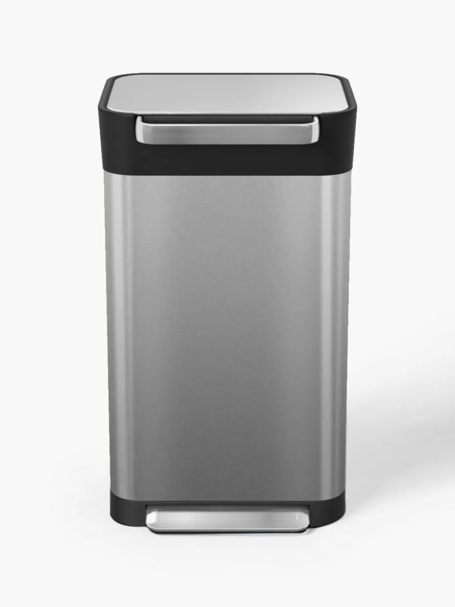 Küchenmülleimer-Joseph Joseph Abfalleimer Titan mit integrierter Abfallpresse, 30 L
