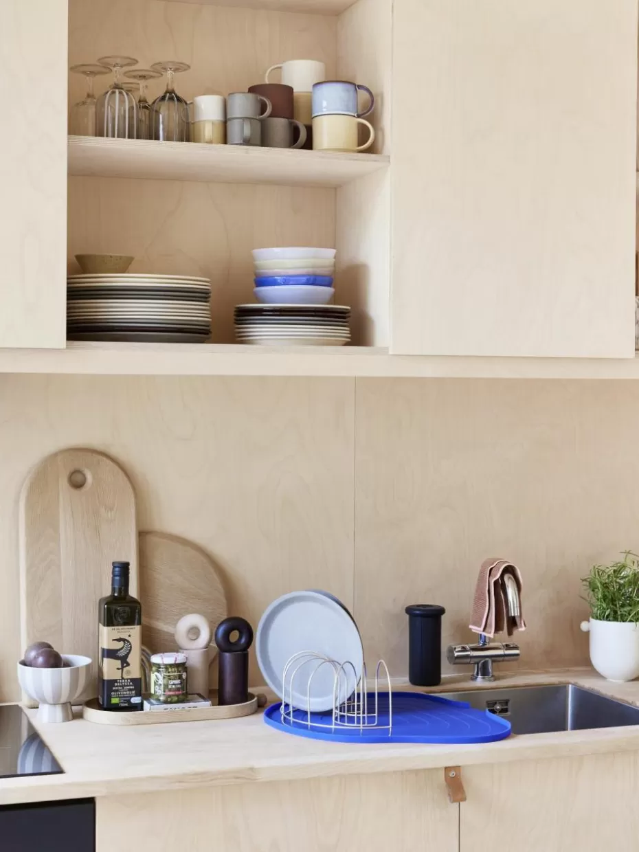 Spülbecken Organizer-Oyoy Living Design Abtropfmatte Mio Royalblau