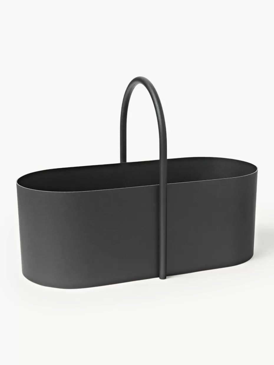 Boxen-ferm LIVING Aufbewahrungsbox Grib aus Metall Schwarz