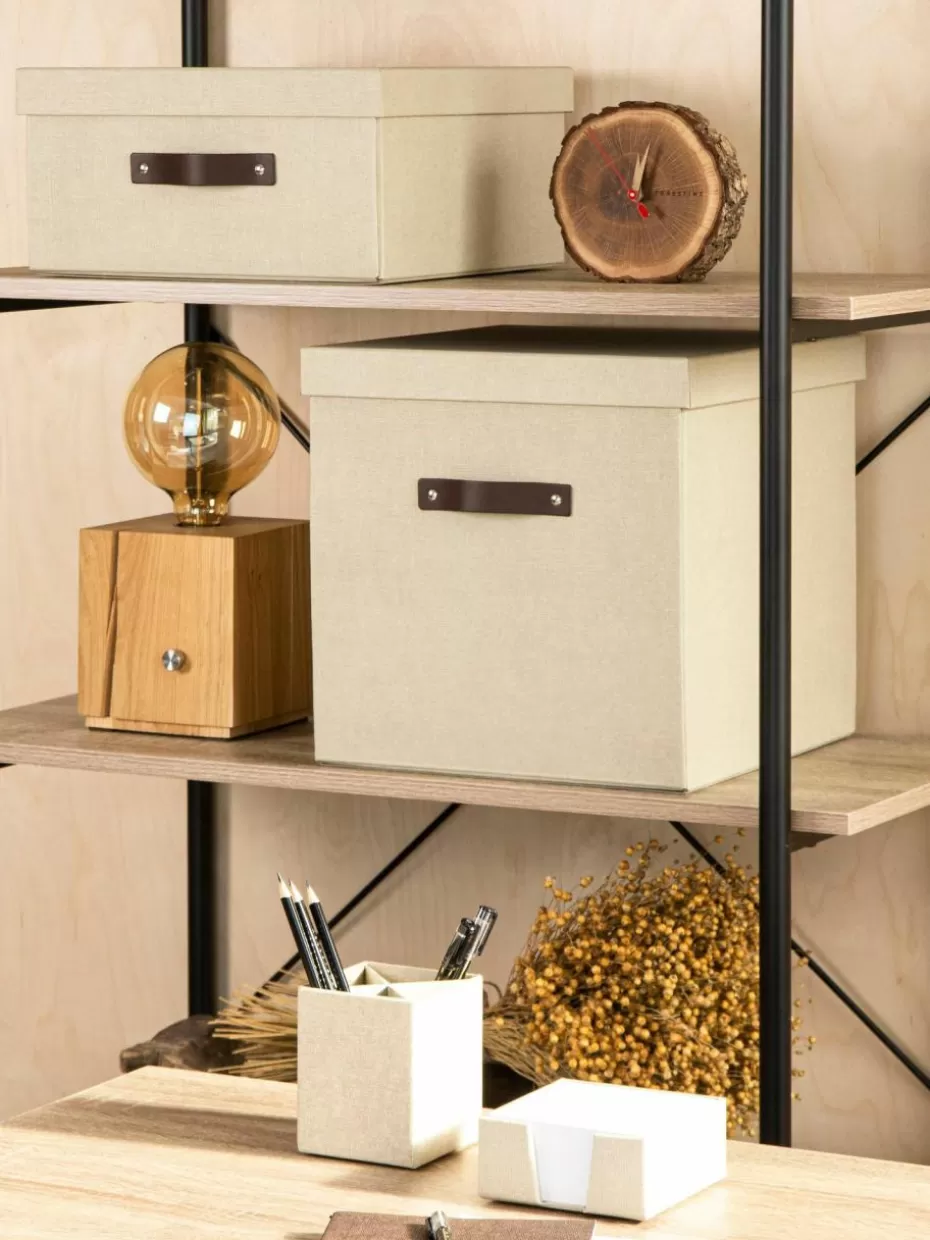 Boxen-Bigso Box of Sweden Aufbewahrungsbox Logan Hellbeige