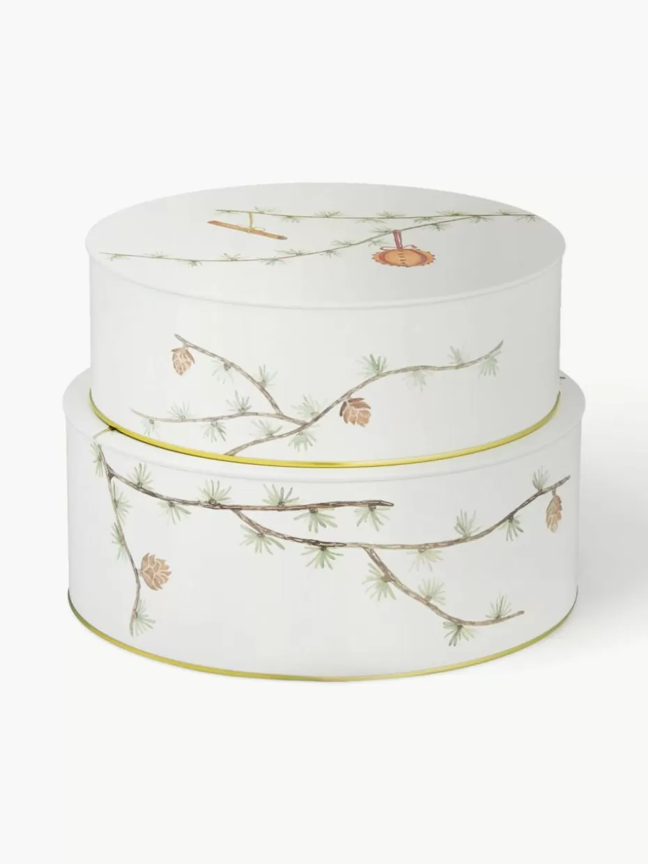 Weihnachtliche Deko-Objekte | Family Holidays-Kähler Aufbewahrungsboxen Hammershøi, 2er-Set