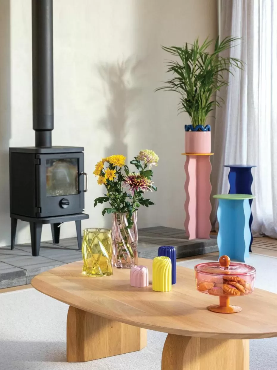 Weihnachtsbacken | Küchenaufbewahrung-&k amsterdam Aufbewahrungsdose Duo aus Glas Orange, Rosa