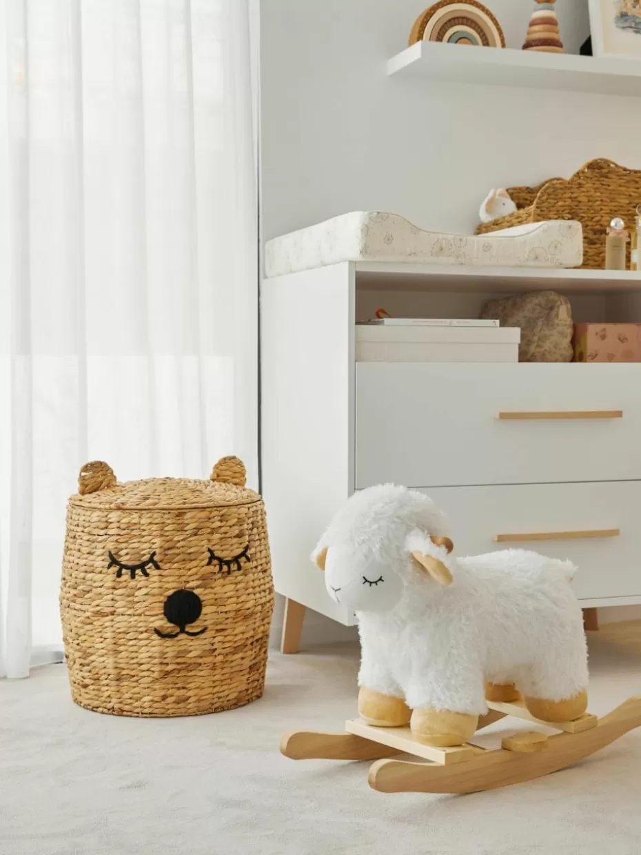 Aufbewahrung-Bloomingville mini Aufbewahrungskorb Bear mit Deckel