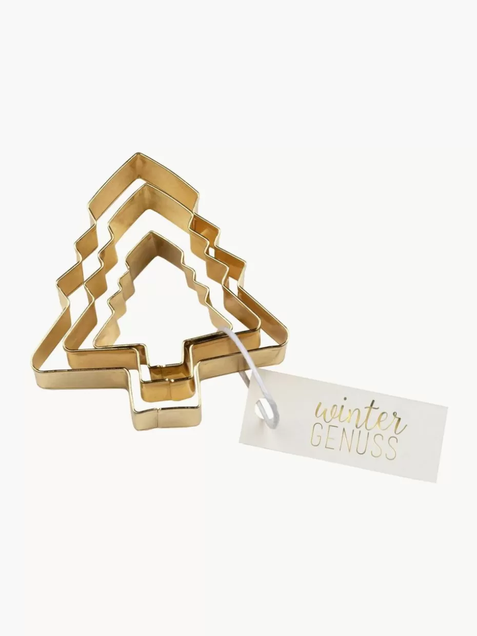 Weihnachtsbacken | Küchenhelfer-Räder Ausstechformen Christmastree, 3er-Set