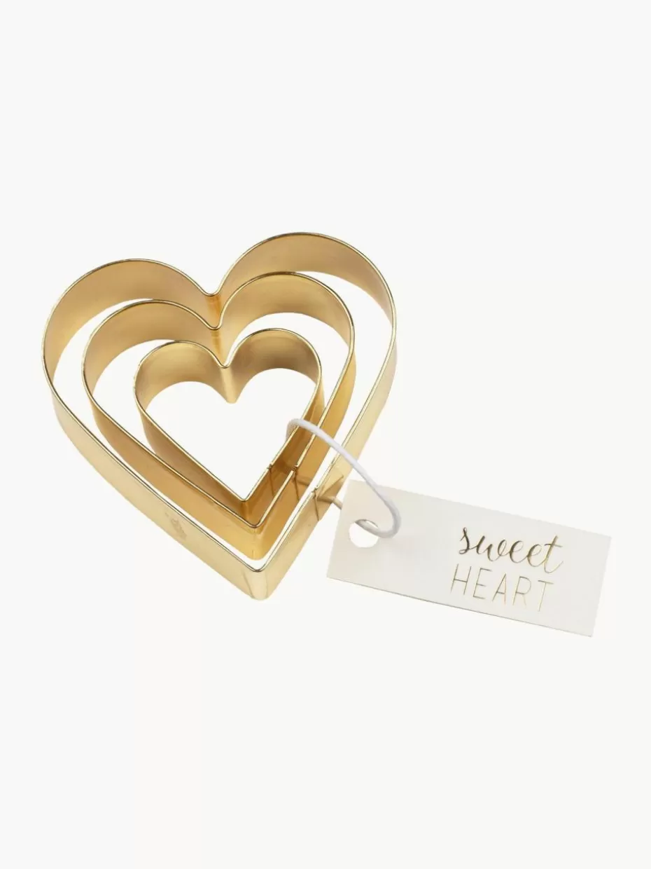 Weihnachtsbacken | Romantische Details-Räder Ausstechformen Heart, 3er-Set