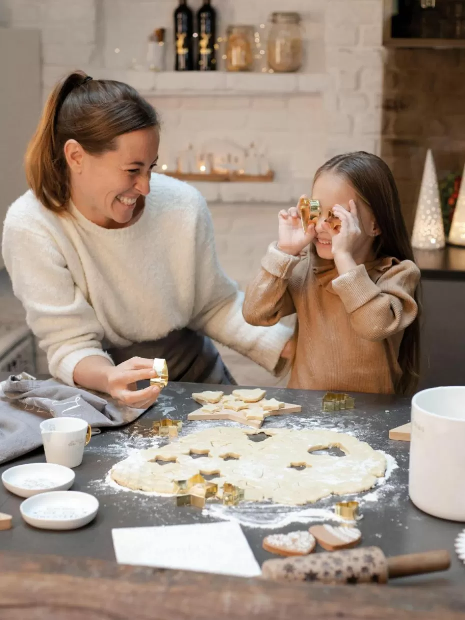 Weihnachtsbacken | Küchenhelfer-Räder Ausstechformen Star, 3er-Set