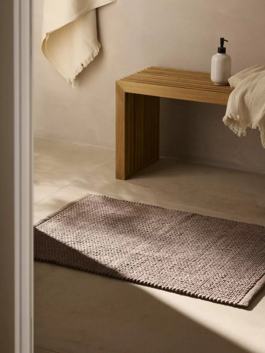 Badematten-Westwing Collection Badematte Lilith, rutschfest Nougat