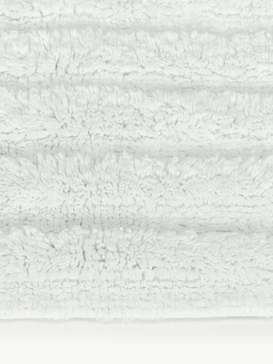 Badematten-Westwing Collection Badematte Tianna mit Hoch-Tief-Struktur, rutschfest Off White