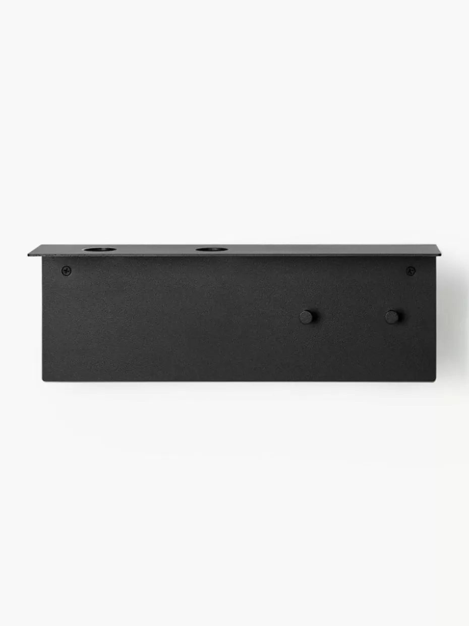 Badregale-ferm LIVING Bad-Wandregal Dora aus Metall Schwarz, matt