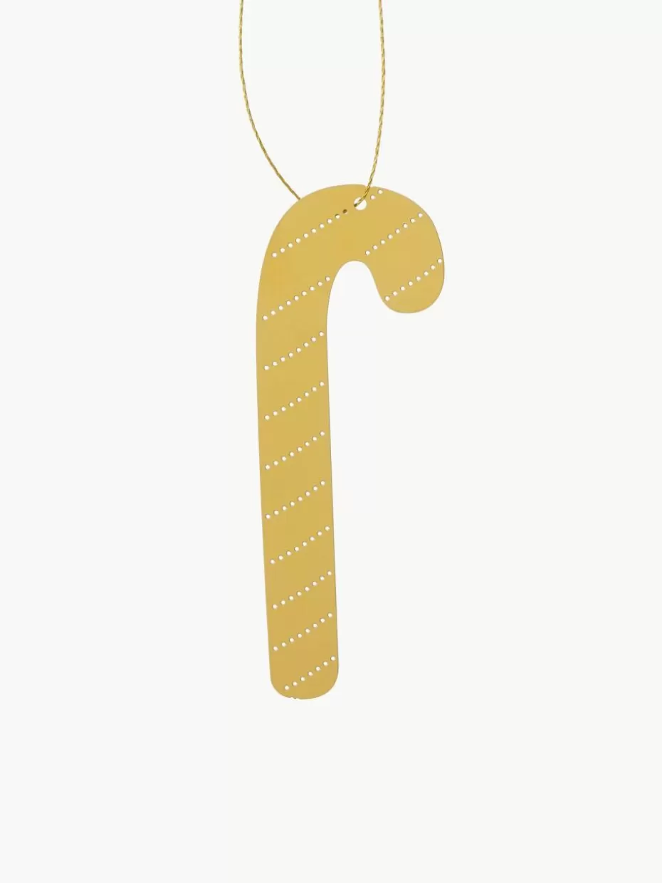 Weihnachtskugeln & Baumanhänger | Glow-Up-Cooee Design Baumanhänger Candy Cane, 4 Stück