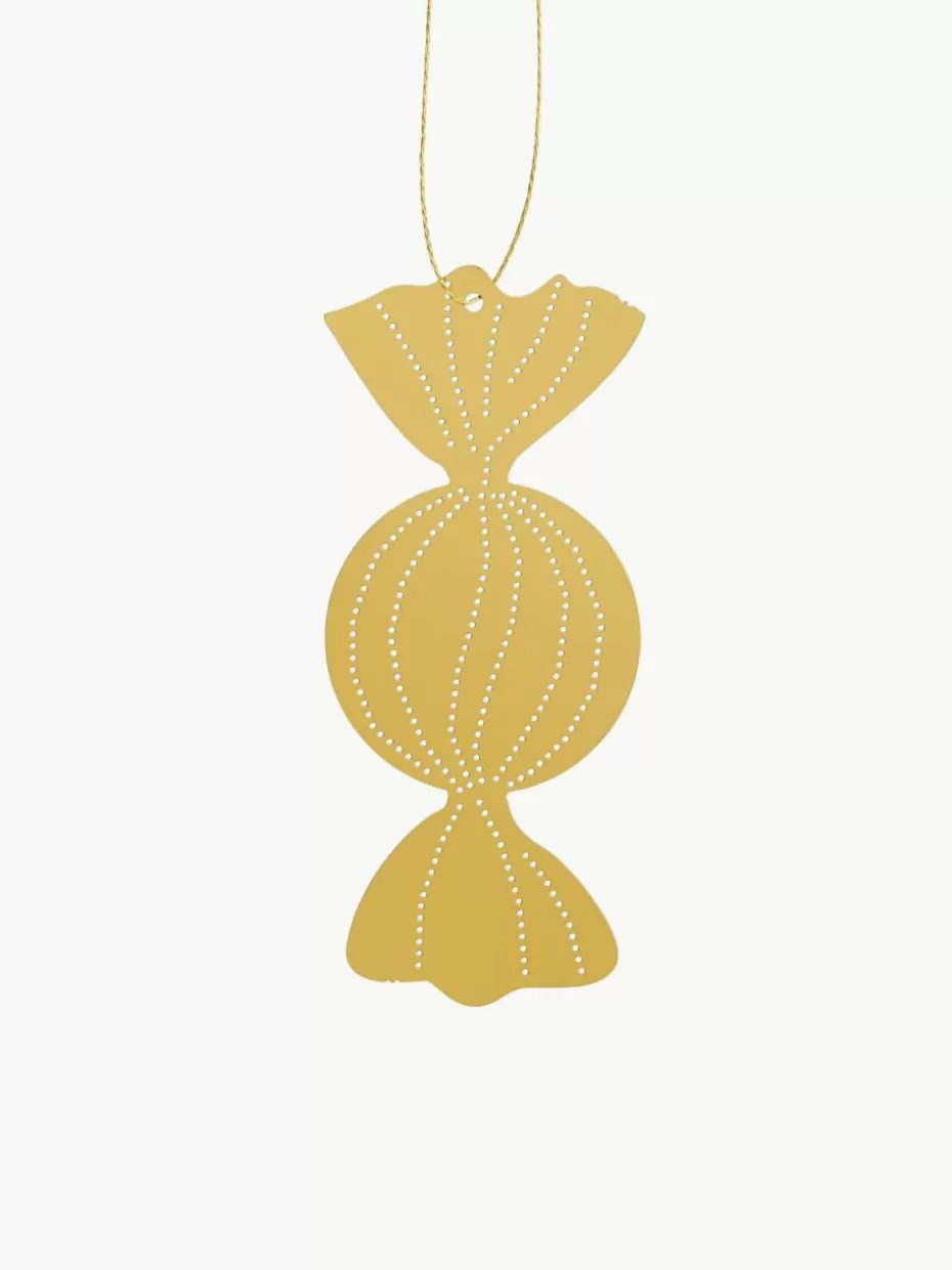 Weihnachtskugeln & Baumanhänger | Glow-Up-Cooee Design Baumanhänger Caramel, 4 Stück