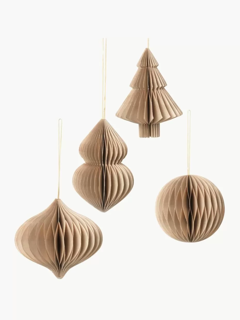 Weihnachtskugeln & Baumanhänger | Family Holidays-Broste Copenhagen Baumanhänger Julet, 4er-Set