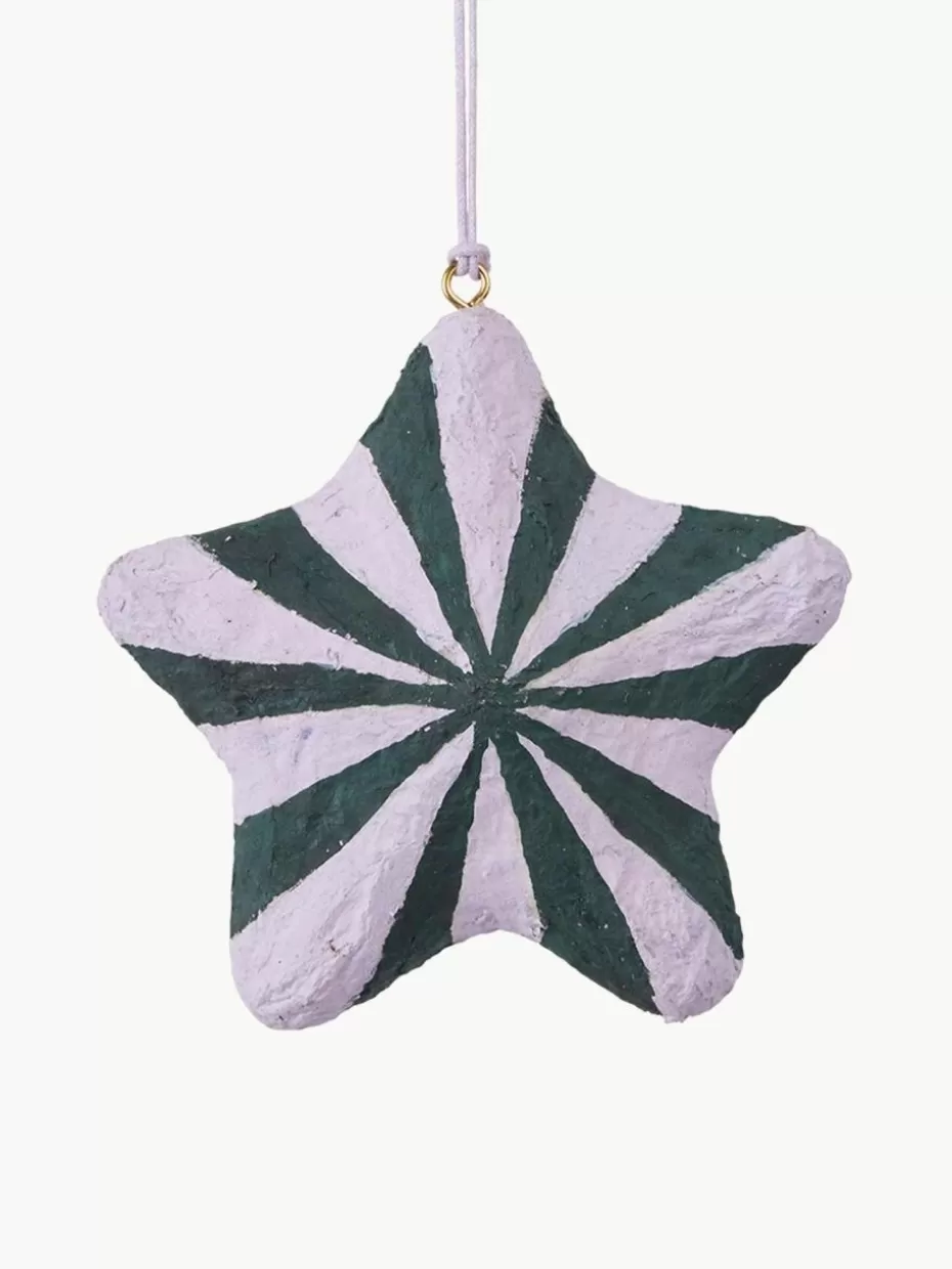 Weihnachtskugeln & Baumanhänger | Glow-Up-Broste Copenhagen Baumanhänger Pulp, 4 Stück