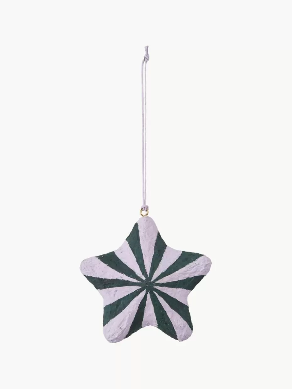 Weihnachtskugeln & Baumanhänger | Glow-Up-Broste Copenhagen Baumanhänger Pulp, 4 Stück