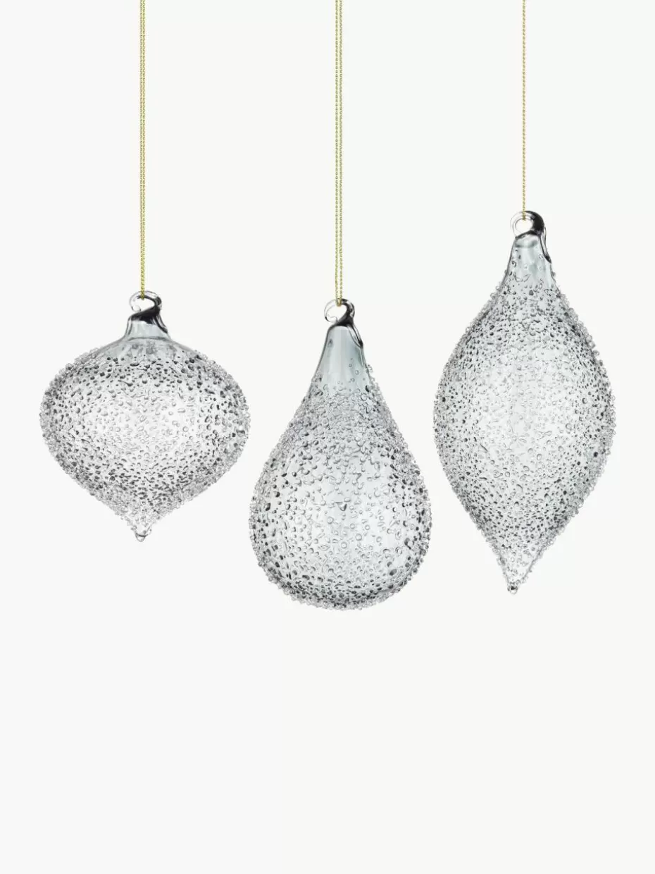 Weihnachtskugeln & Baumanhänger | Romantische Details-Bizzotto Baumanhänger Saturno, 12er-Set