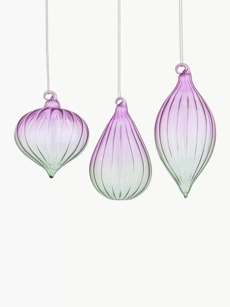 Weihnachtskugeln & Baumanhänger | Glow-Up-Bizzotto Baumanhänger Slab, 12er-Set