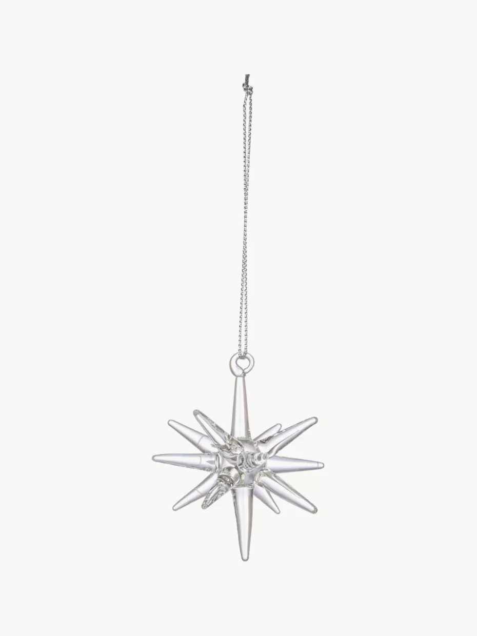 Weihnachtskugeln & Baumanhänger | Romantische Details-Bizzotto Baumanhänger Stellar, 6 Stück