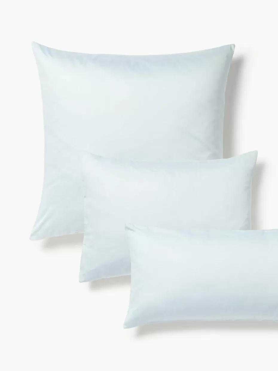 Kopfkissenbezüge-Westwing Collection Baumwollsatin-Kopfkissenbezug Comfort Hellblau