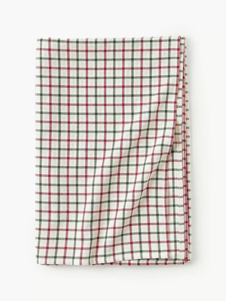 Weihnachtstischwäsche | Family Holidays-Westwing Collection Baumwoll-Tischdecke Ulla Off White