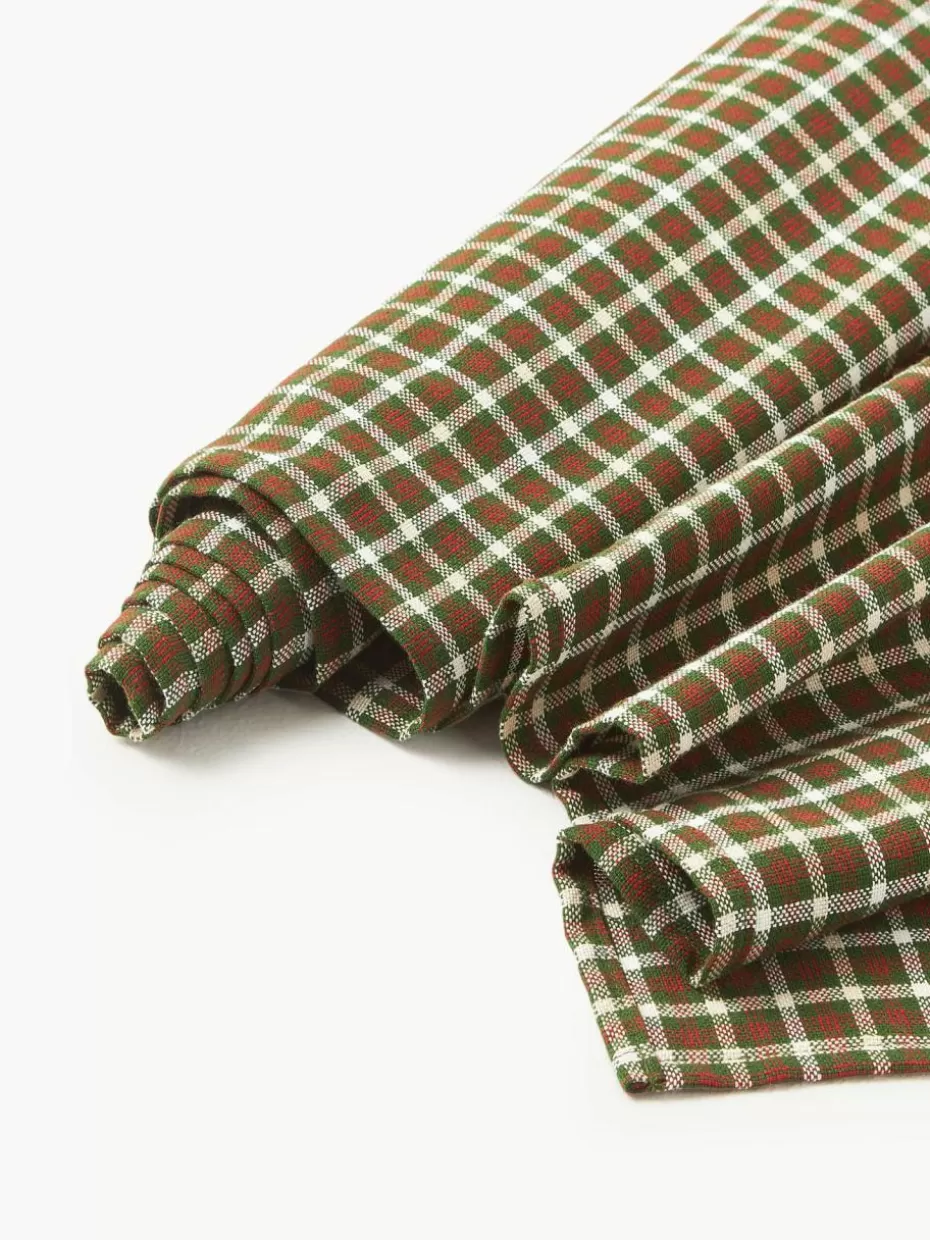 Weihnachtstischwäsche | Tischläufer-Westwing Collection Baumwoll-Tischläufer Ulla Dunkelgrün