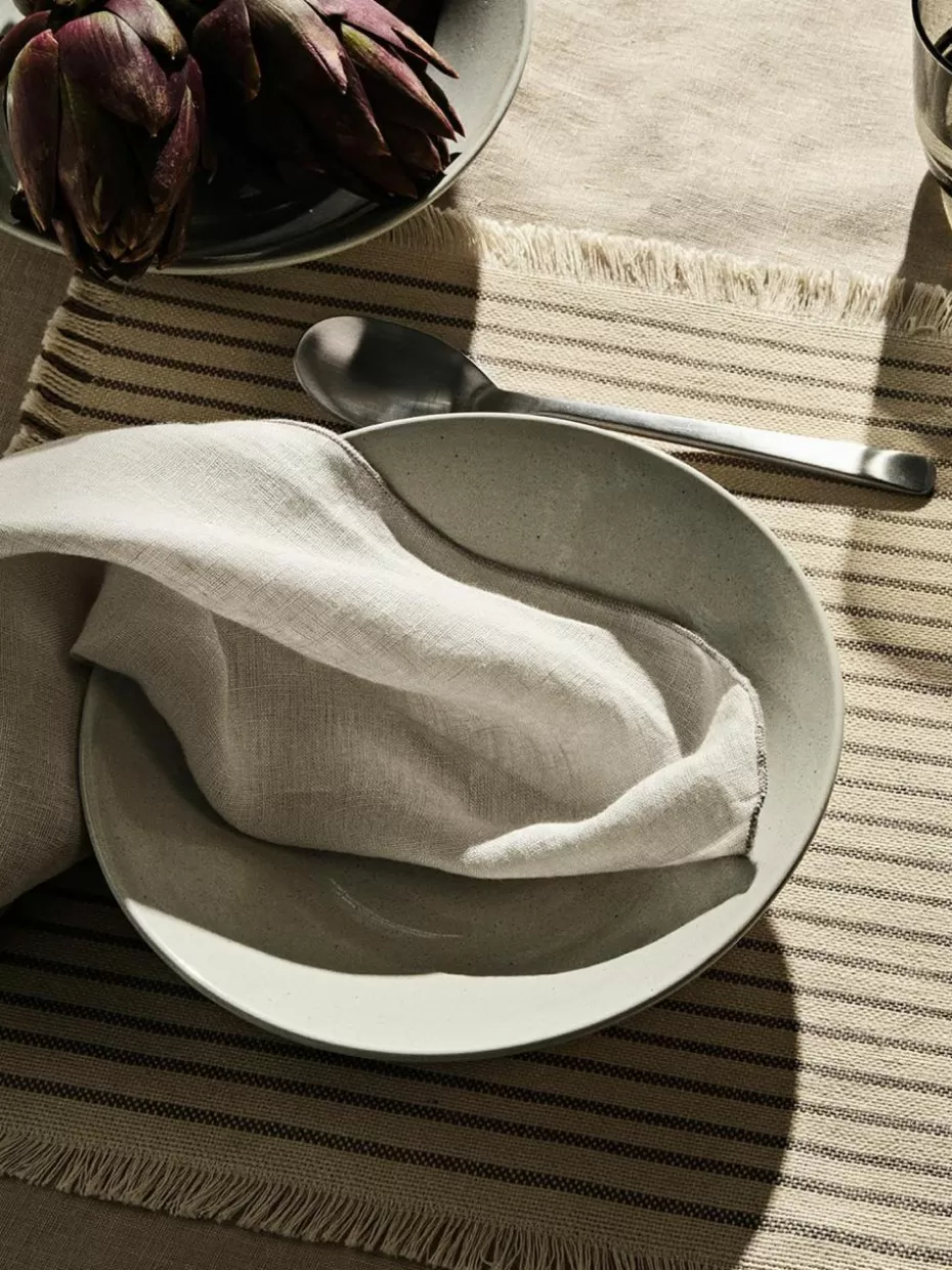 Tischsets | Tischsets-Broste Copenhagen Baumwoll-Tischsets Elouise mit Fransen, 2 Stück