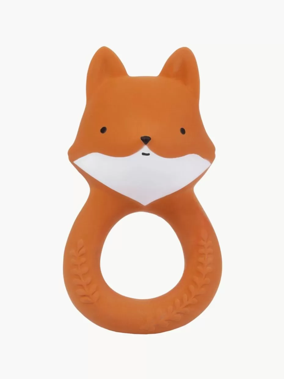 Schnullerketten & Beißringe-A Little Lovely Company Beißring Fox aus Naturkautschuk