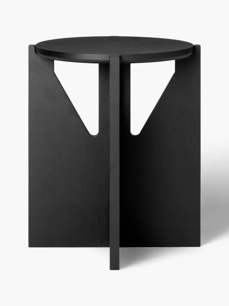 Flur Hocker | Hocker-Kristina Dam Beistelltisch Future aus Eichenholz Schwarz
