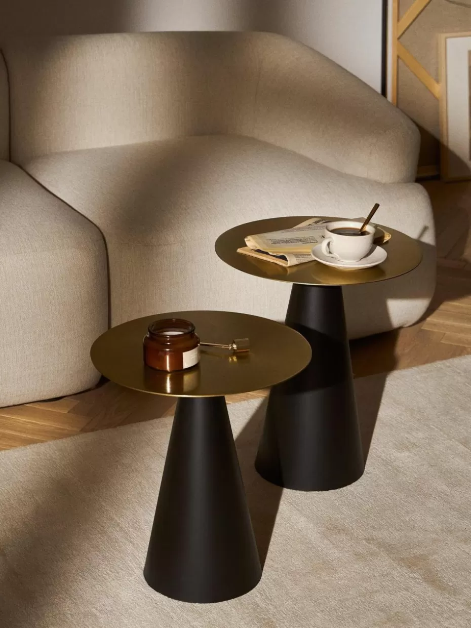 Beistelltische-Westwing Collection Beistelltische Zelda aus Metall, 2er-Set