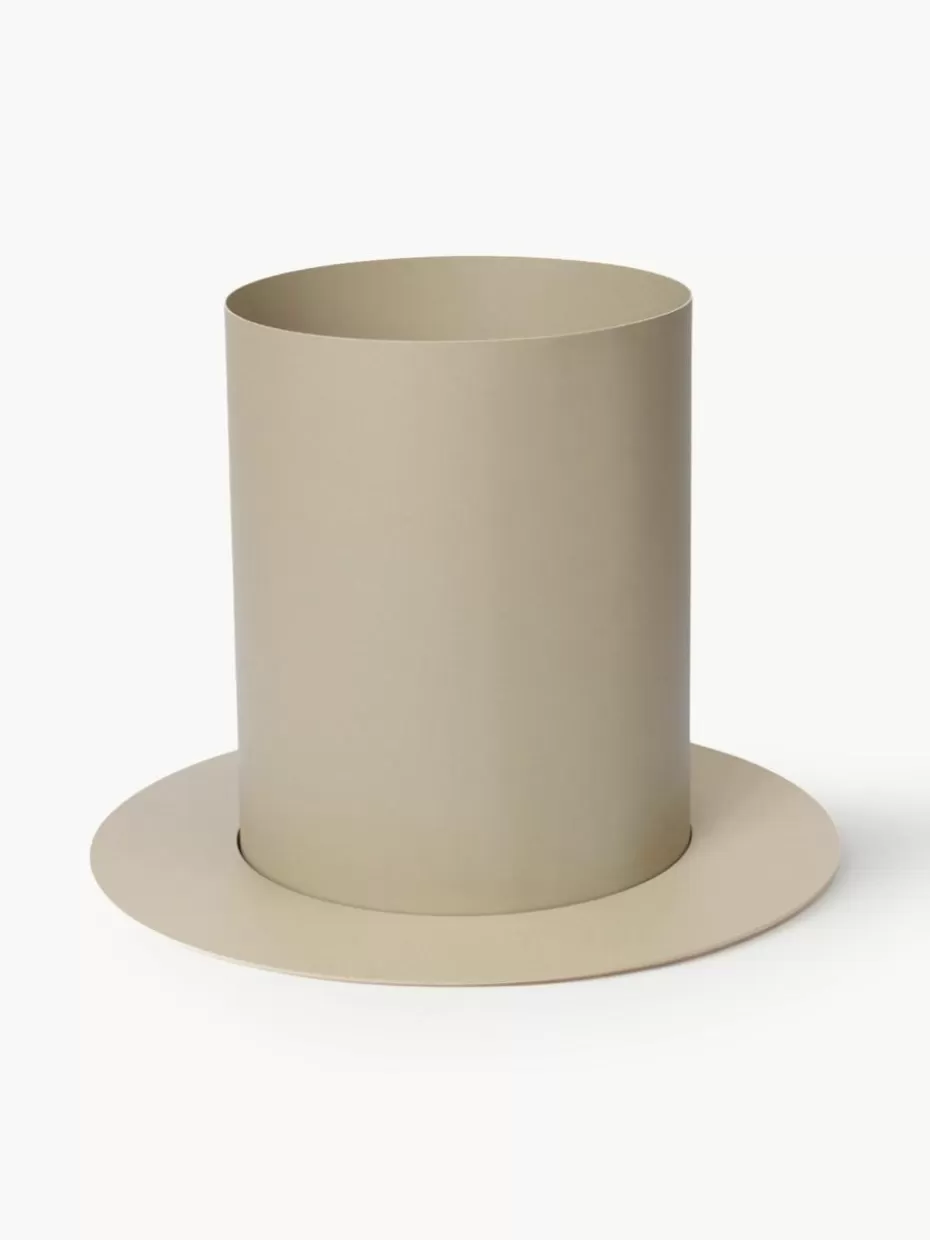 Blumentöpfe-ferm LIVING Übertopf Auran, H 27 cm Hellbeige