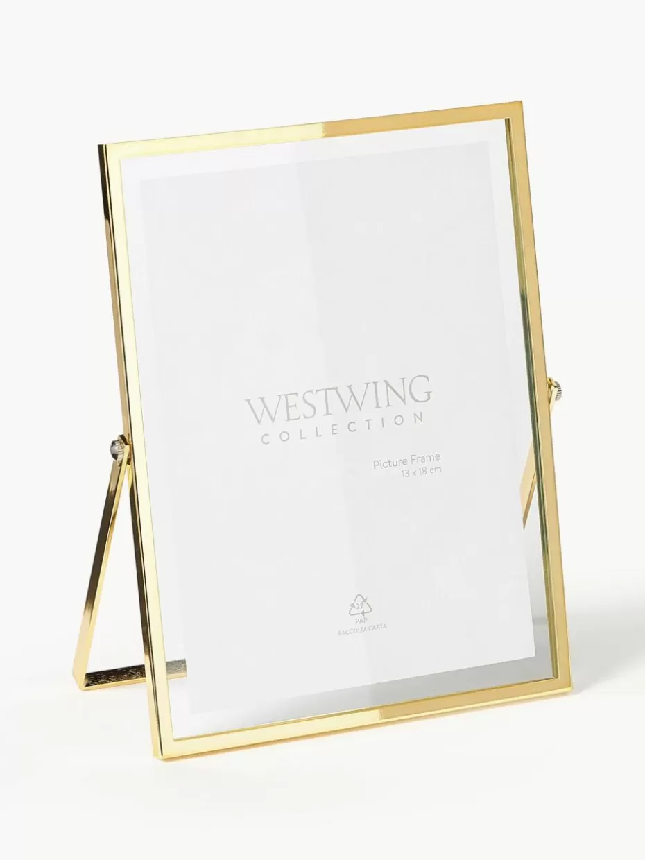 Festliche Eleganz | Bilderrahmen-Westwing Collection Bilderrahmen Kleio, in verschiedenen Größen Goldfarben