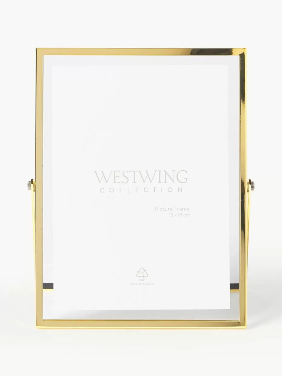Festliche Eleganz | Bilderrahmen-Westwing Collection Bilderrahmen Kleio, in verschiedenen Größen Goldfarben