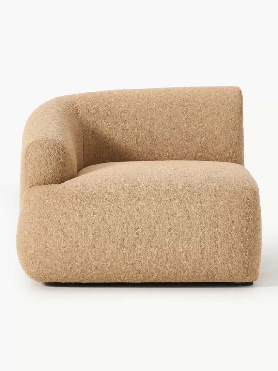 Sofas | Sofaserien-Westwing Collection Bouclé-Eckmodul Sofia Bouclé Beige