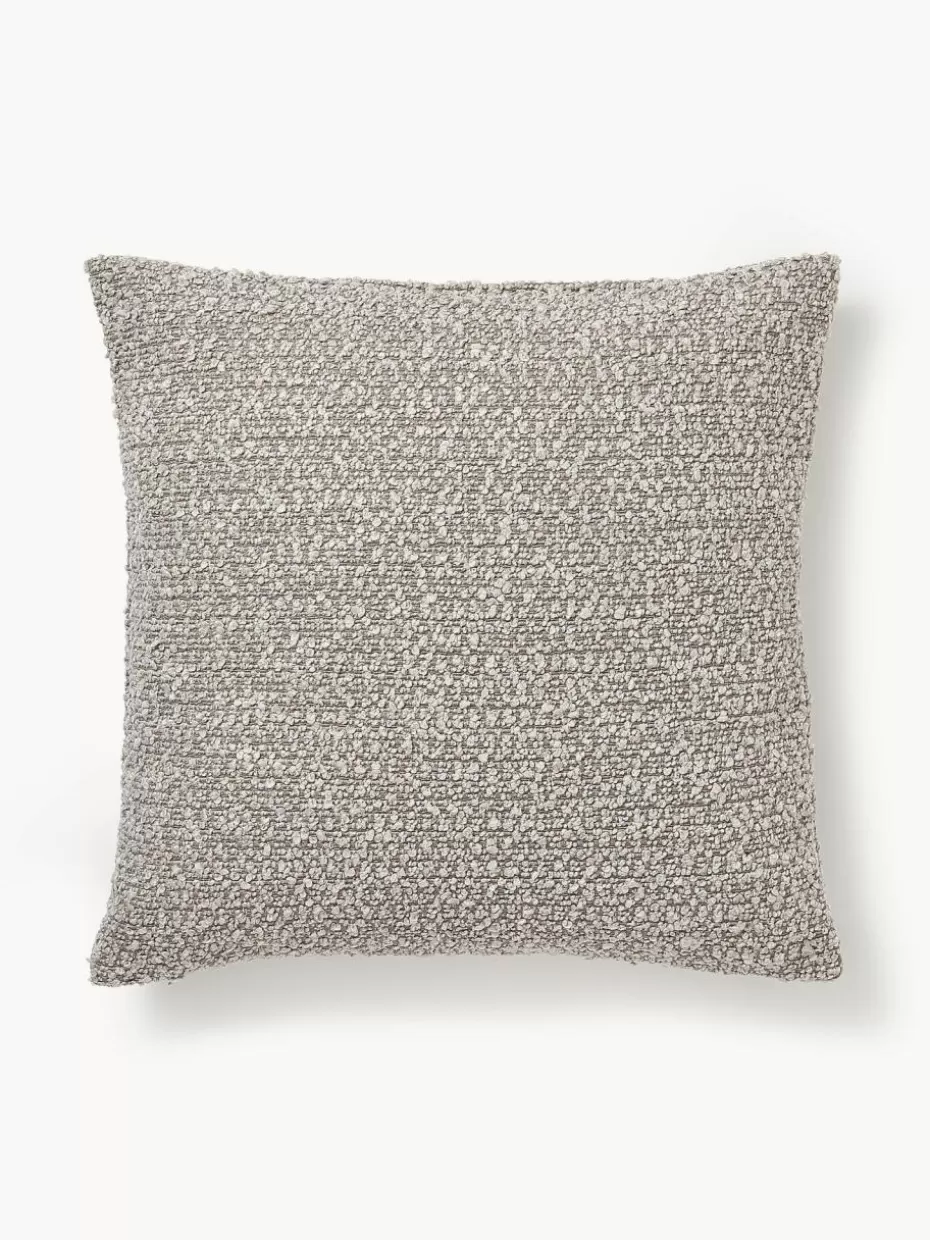 Dekokissen-Westwing Collection Bouclé-Kissenhüllen Bellamie, 2 Stück Bouclé Greige