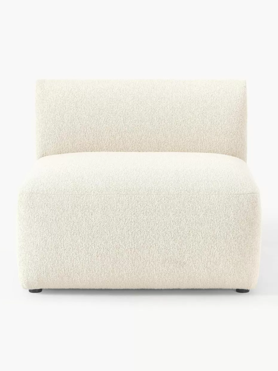 Sofas | Sofaserien-Westwing Collection Bouclé-Mittelmodul Sofia Bouclé Off White