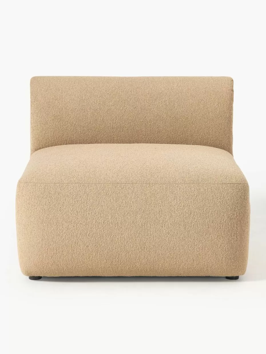 Sofas | Sofaserien-Westwing Collection Bouclé-Mittelmodul Sofia Bouclé Beige