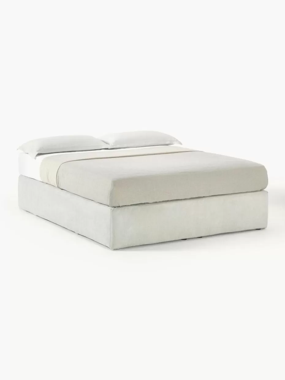 Betten-Westwing Collection Boxspringbett Enya Webstoff Greige