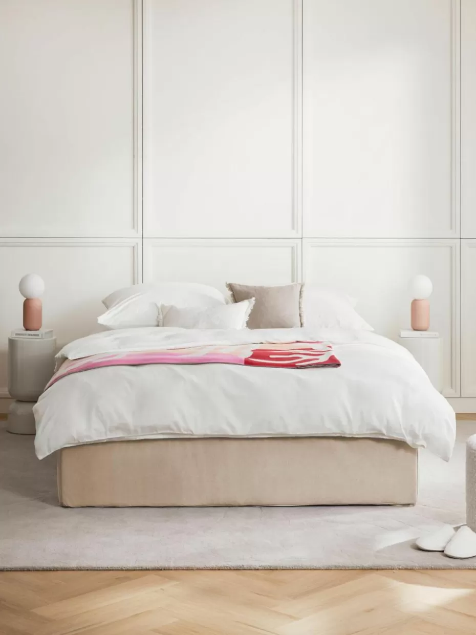 Betten-Westwing Collection Boxspringbett Enya Webstoff Beige