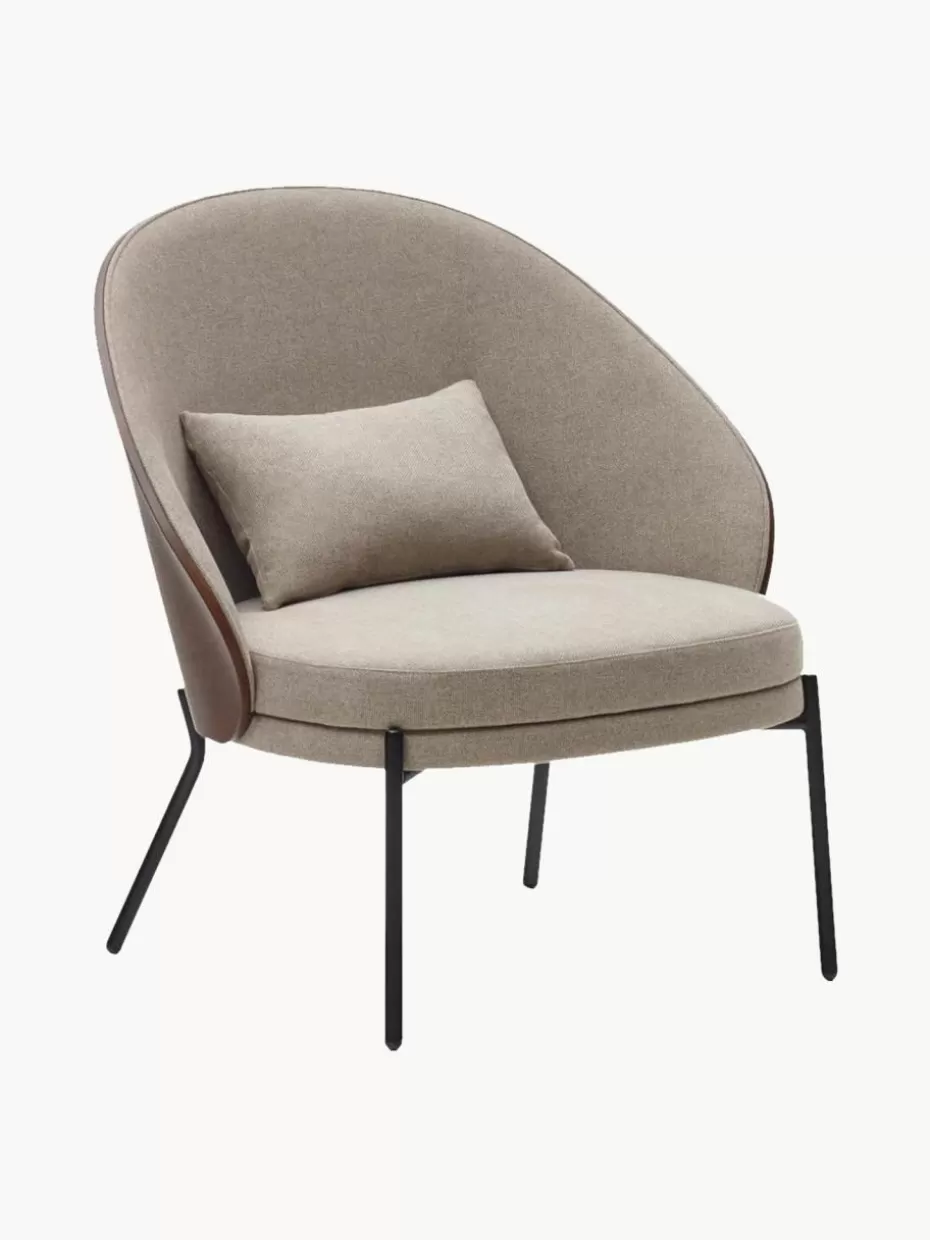 Sessel-Westwing Chenille-Loungesessel Eamy