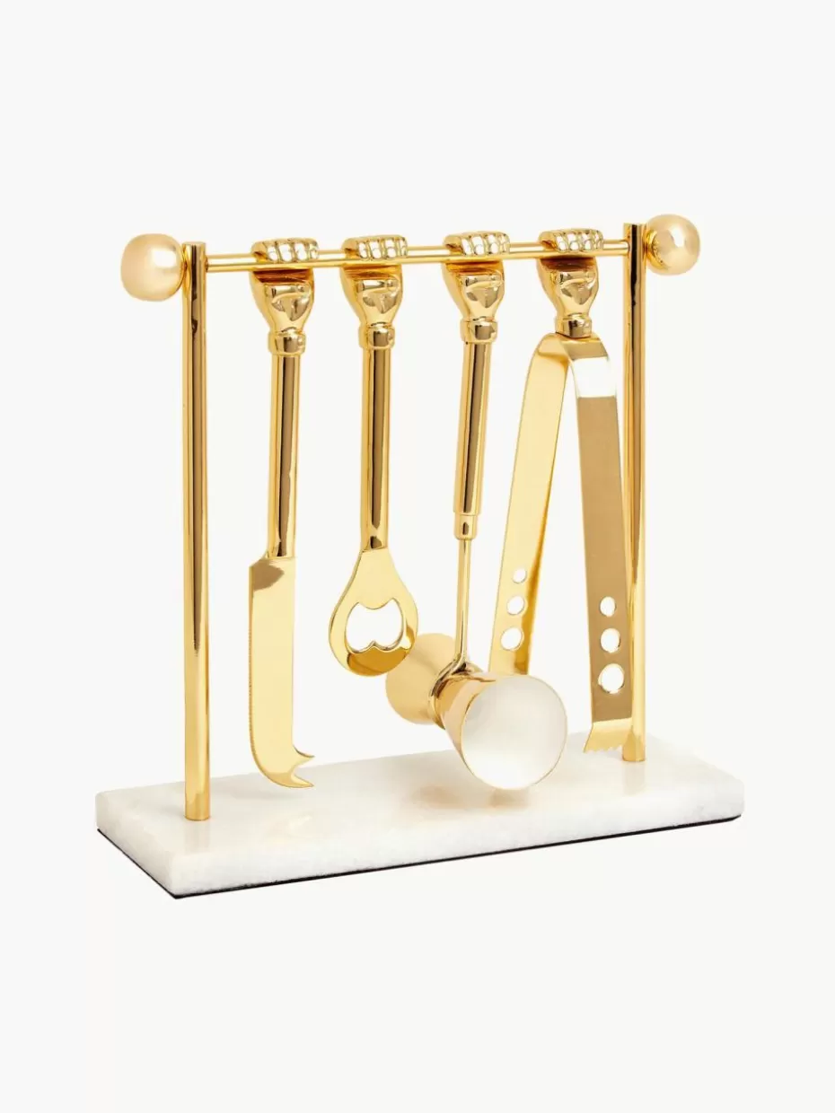 Festliche Eleganz | Küchenhelfer-Jonathan Adler Cocktail-Set Barbel, 5-tlg.