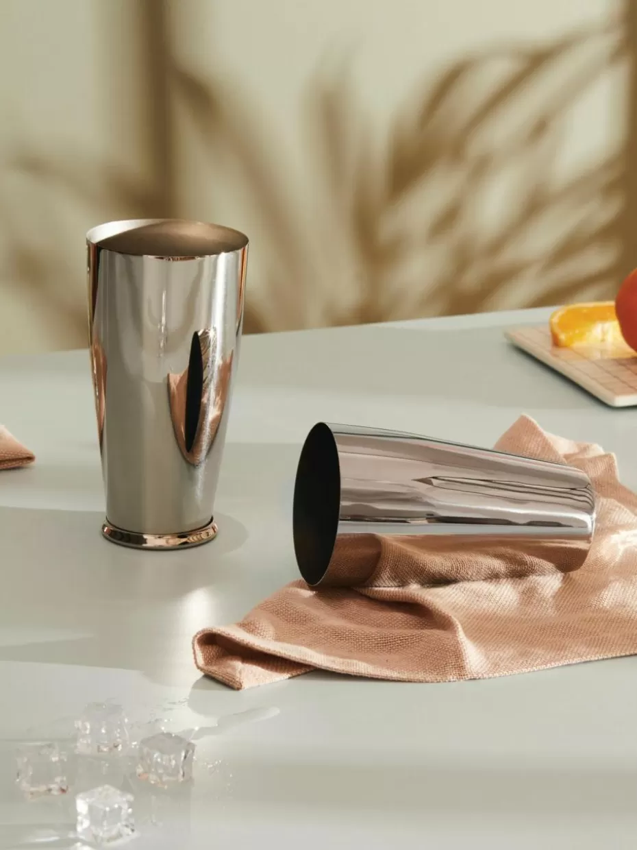 Küchenhelfer-Alessi Cocktail-Set Lunar Eclipse aus Edelstahl, 5er-Set