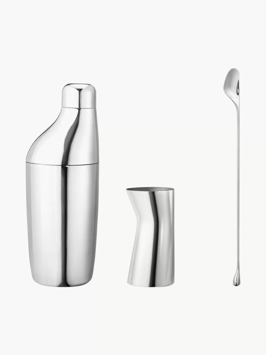 Küchenhelfer-Georg Jensen Cocktail-Set Sky aus Edelstahl, 3-tlg.