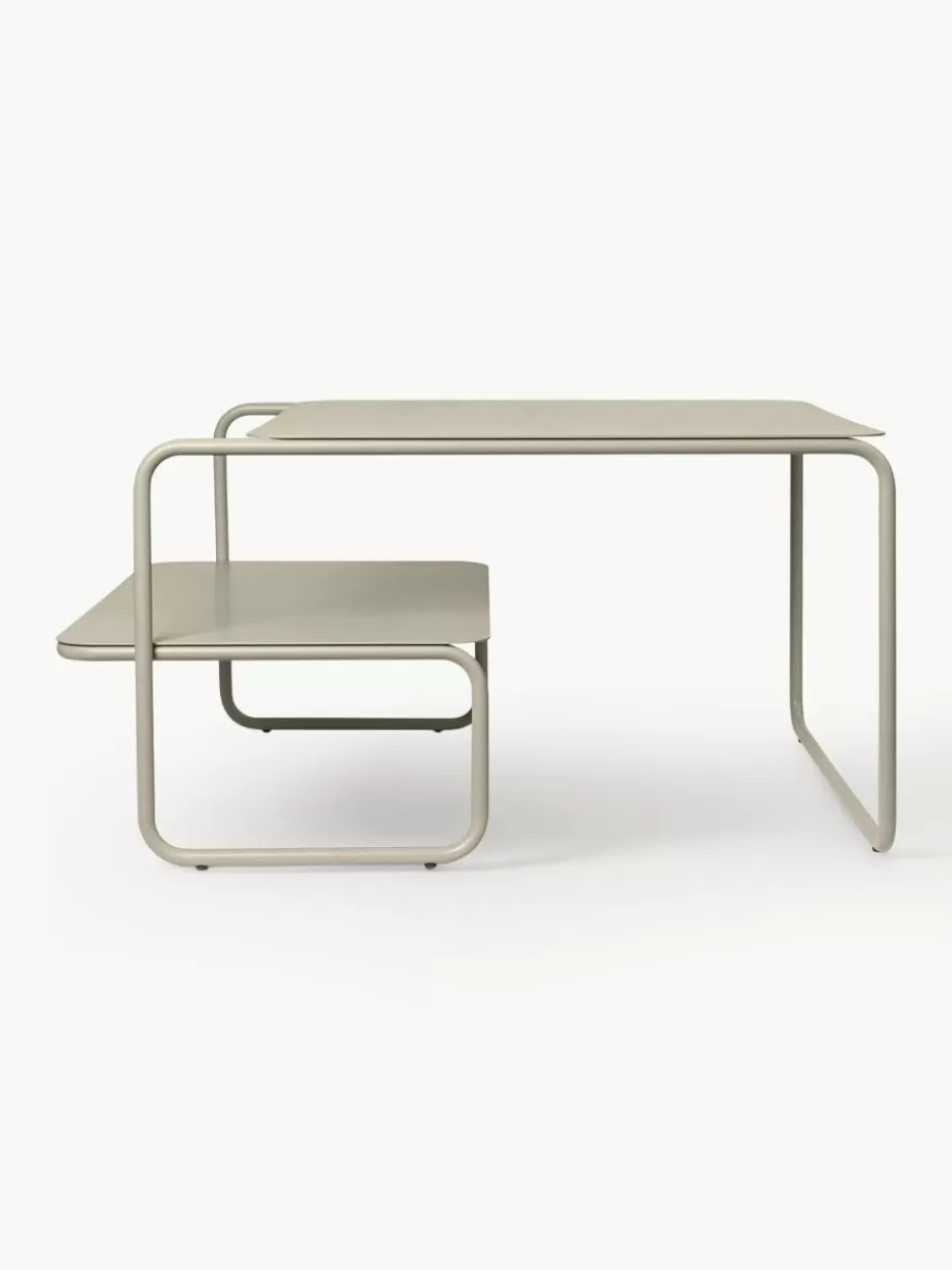 Couchtische-ferm LIVING Couchtisch Level mit zwei Ebenen Hellbeige, matt