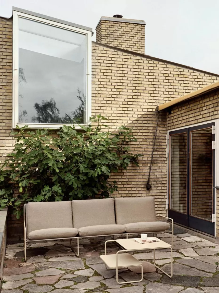 Couchtische-ferm LIVING Couchtisch Level mit zwei Ebenen Hellbeige, matt