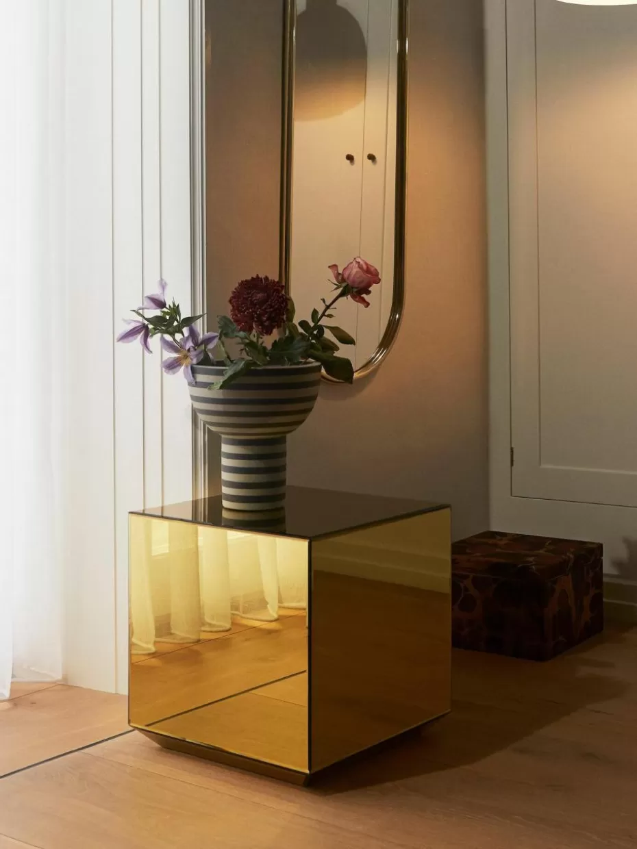 Couchtische-Aytm Couchtisch Speculum Goldfarben