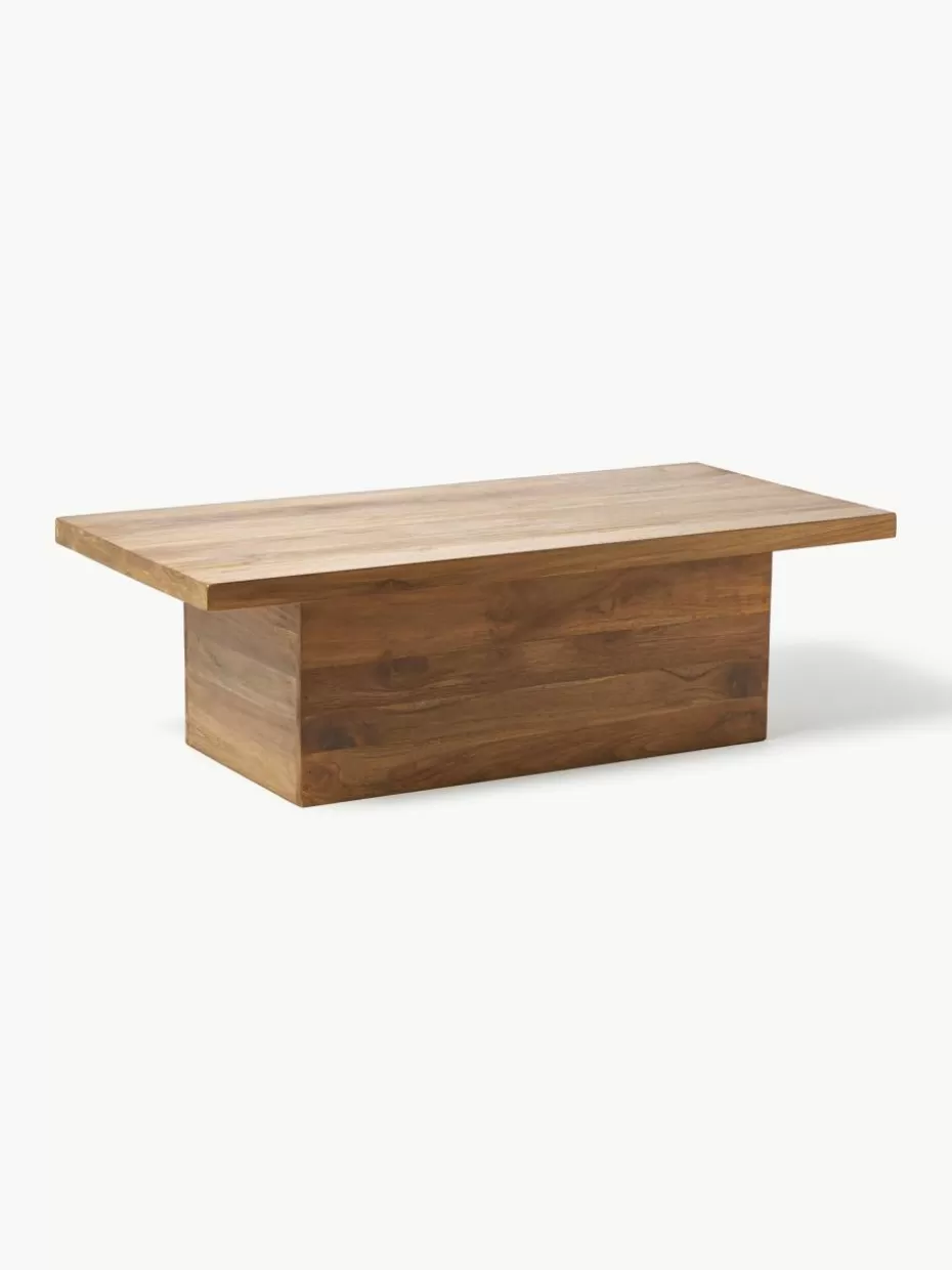 Couchtische-Westwing Collection Couchtisch Tom aus recyceltem Teakholz