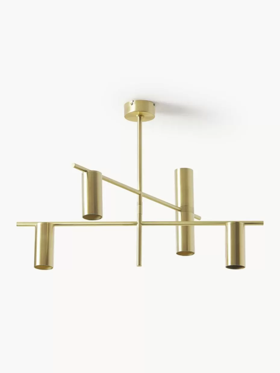 Deckenstrahler-Westwing Collection Deckenleuchte Cassandra Goldfarben