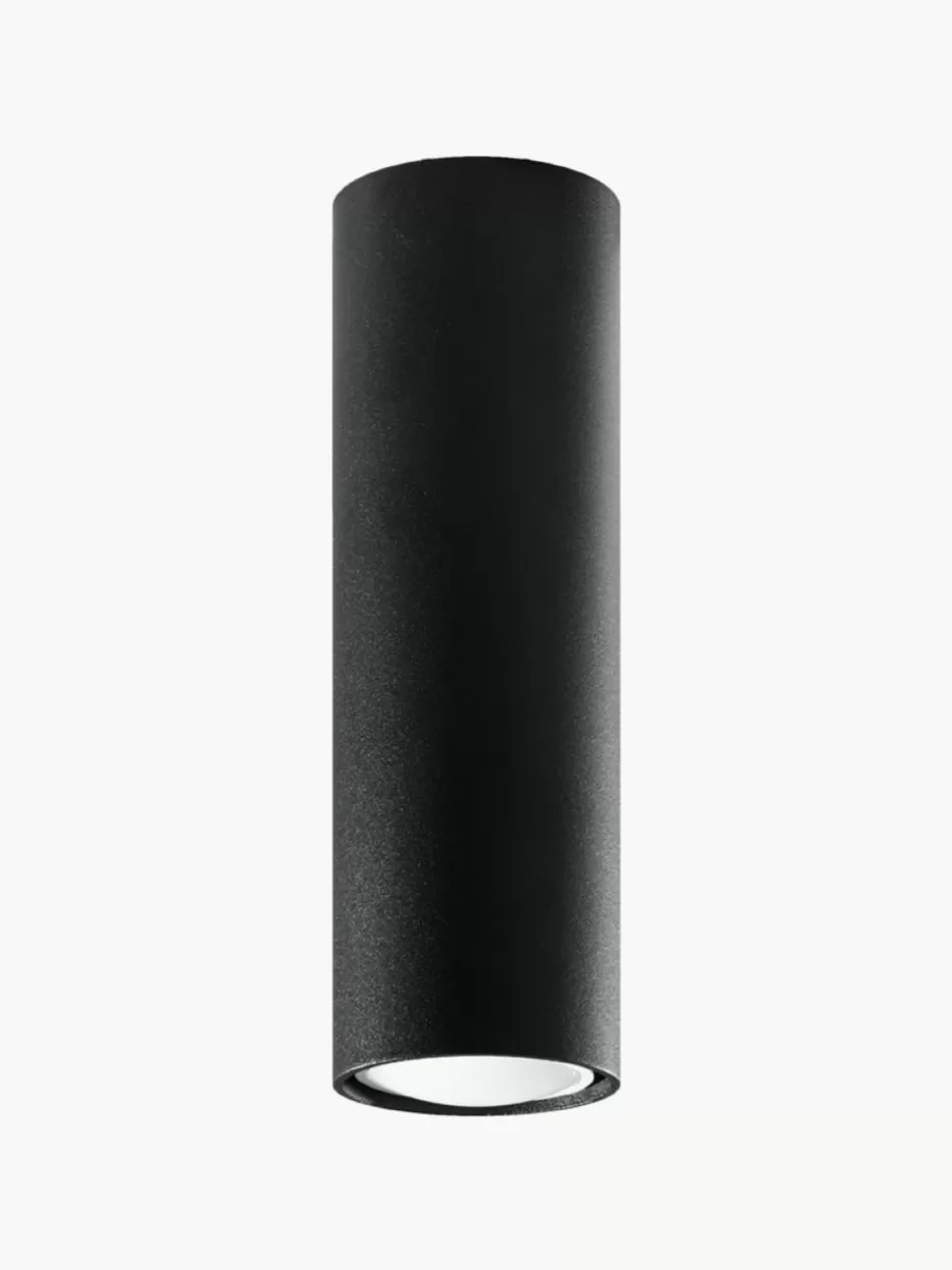 Deckenstrahler-Westwing Deckenspot Castro, H 20 cm Schwarz, matt