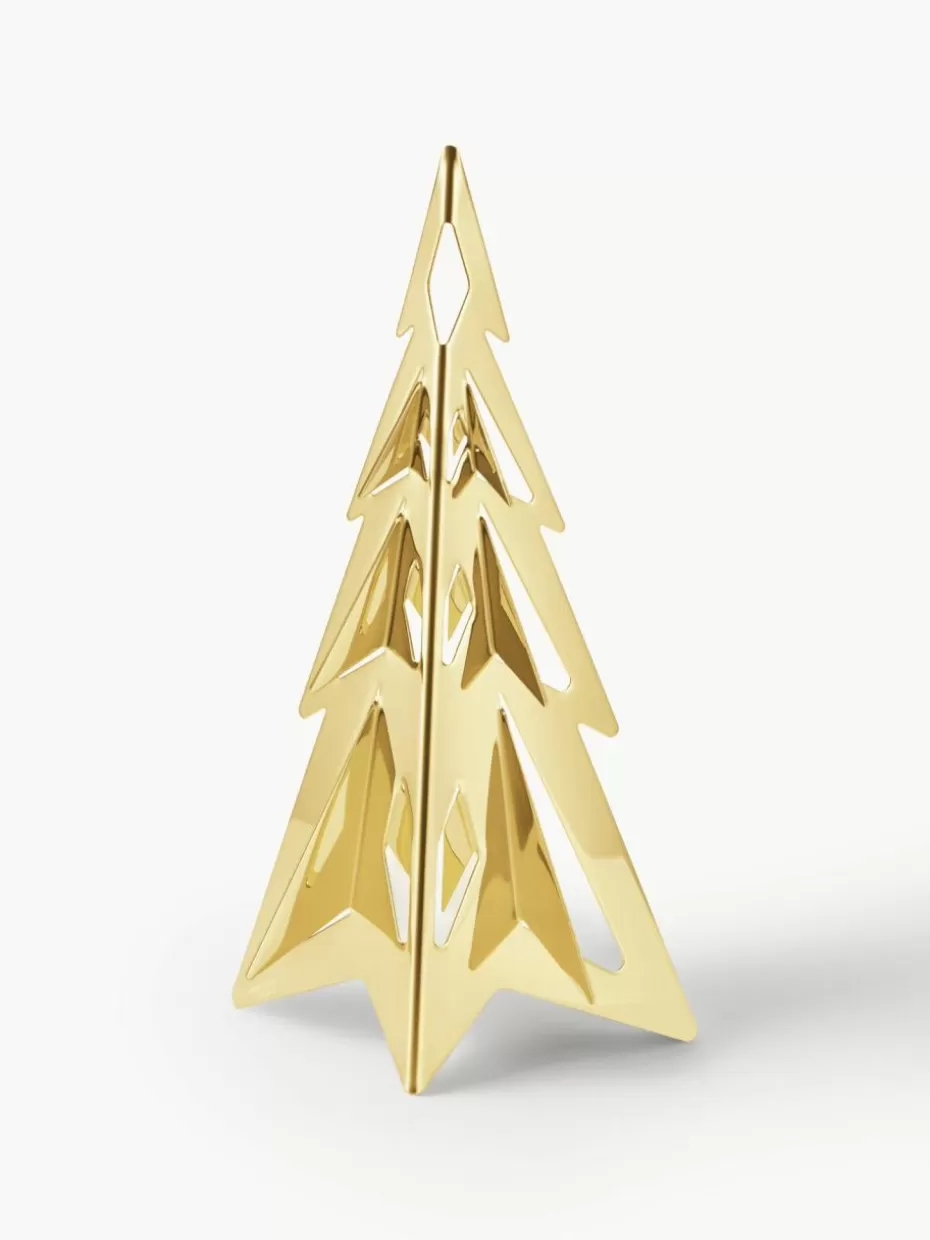Weihnachtliche Deko-Objekte | Romantische Details-Georg Jensen Deko-Objekt CC mit 18-karätigem Gold, H 17 cm